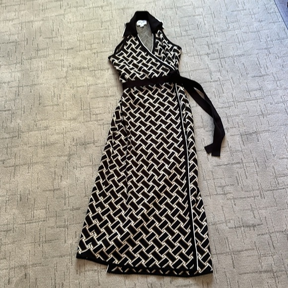 Diane Von Furstenberg for Target Sleeveless Sweaterknit Midi Wrap Dress XS - Picture 3 of 6